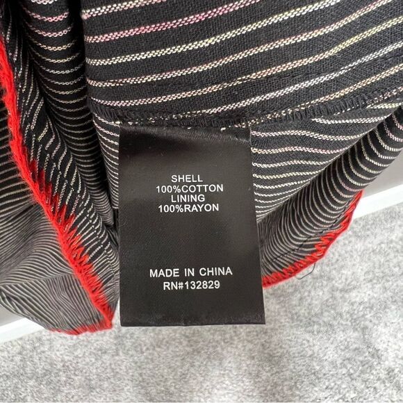 NWT Revolve x Tularosa Carla Dress in black multi stripe - Picture 12 of 16